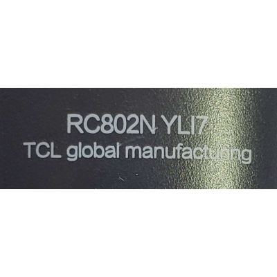 CONTROL REMOTO ORIGINAL PARA SMART TV TCL ((NUEVO)) / NUMERO DE PARTE RC202N YLI7 / T6-IRPT45-DRC802SK / MODELOS 55X2US / 65P20US / 65X2US  - Imagen 3